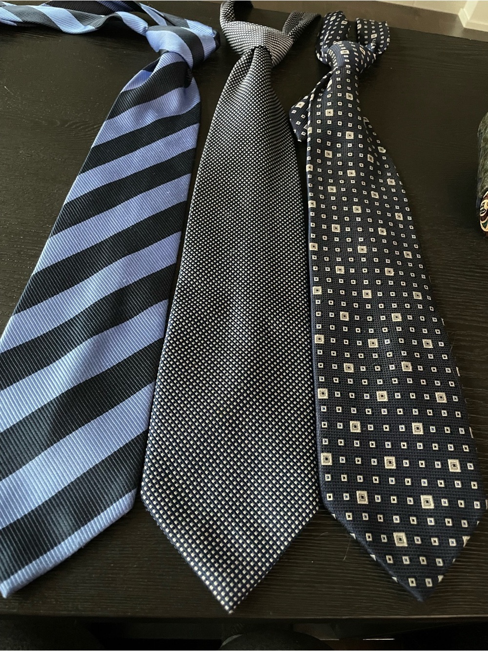 Ermenegildo Zegna 3 Silk Ties